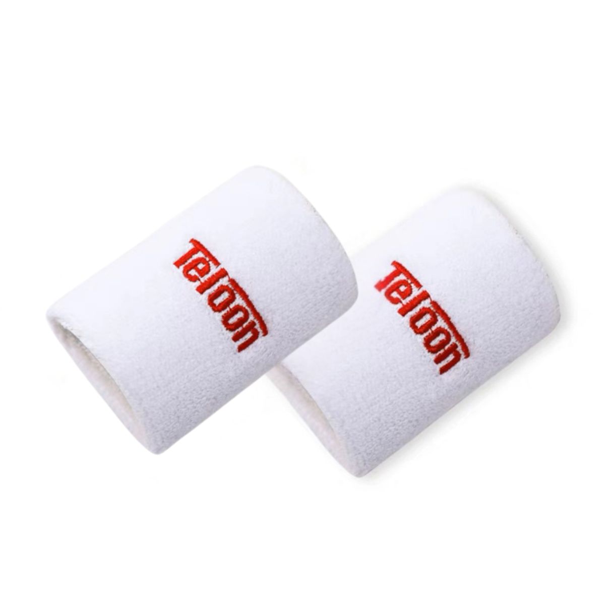 TELOON - Par De Muñequeras Cortas Blancas Teloon