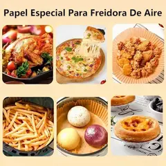 GENERICO - Papel Antiadherente Saludable para Freidora de Aire 300 Pcs