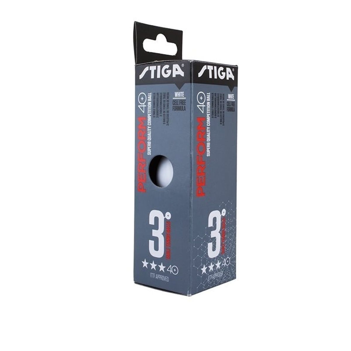 STIGA - PELOTA TENIS DE MESA STIGA 3 PACK PERFORM 3 STAR