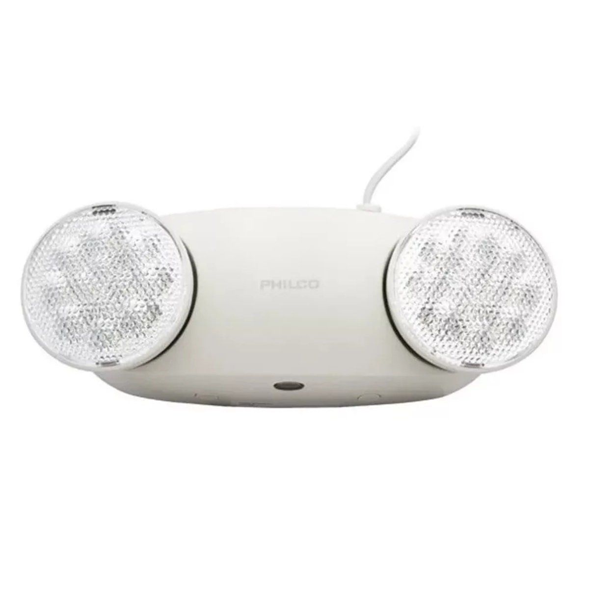 PHILCO - Lámpara de Emergencia Philco 24 Led 2 Focos Fijos AT60 Blanco