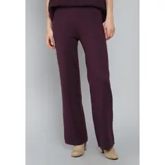 ESPRIT - Pantalón Tejido Pierna Ancha Mujer