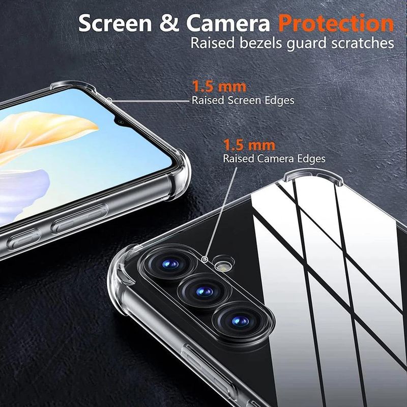 GENERICO - Funda Transparente Reforzada para Galaxy S24 FE