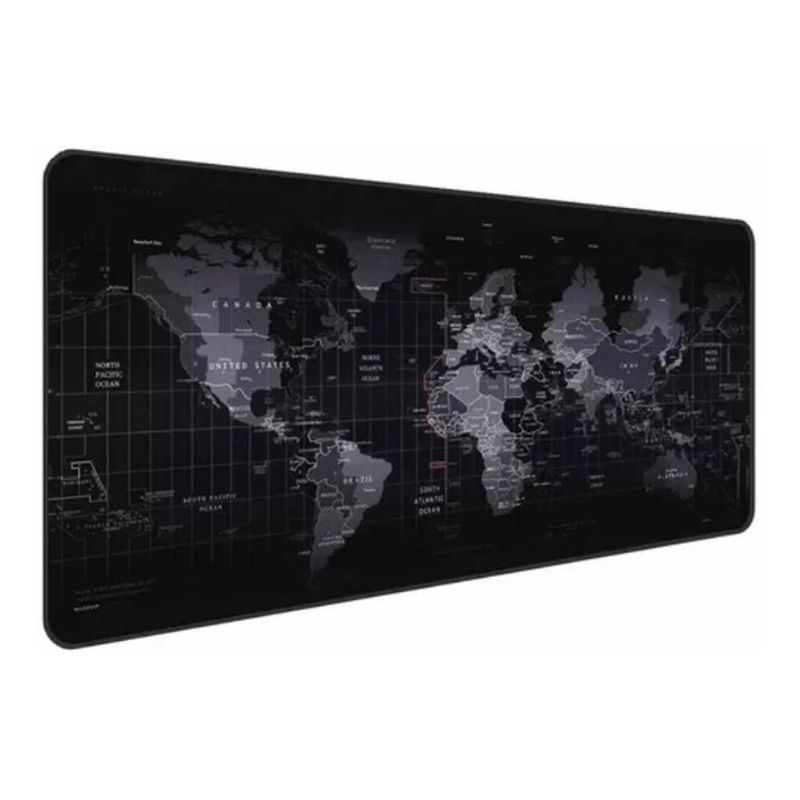 GENERICO - Mouse Pad XXL Mapa Mundos Antideslizante y Resistente al Agua