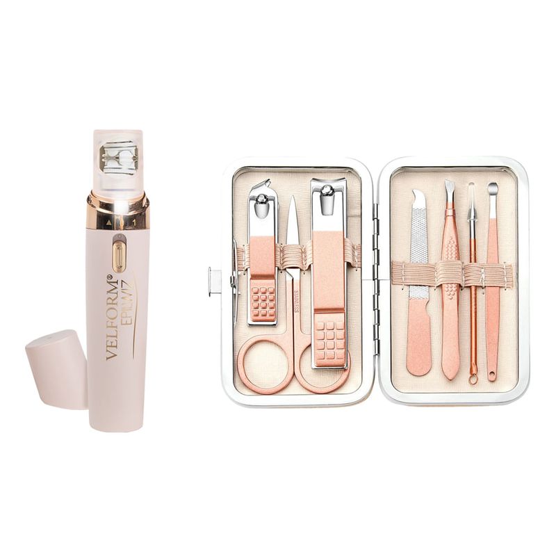 SWISS NATURE LABS - KIT Epilwiz depiladora + Set de Manicura