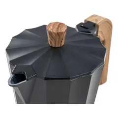 GENERICO - Cafetera Italiana de Aluminio para 6 Tazas Espresso