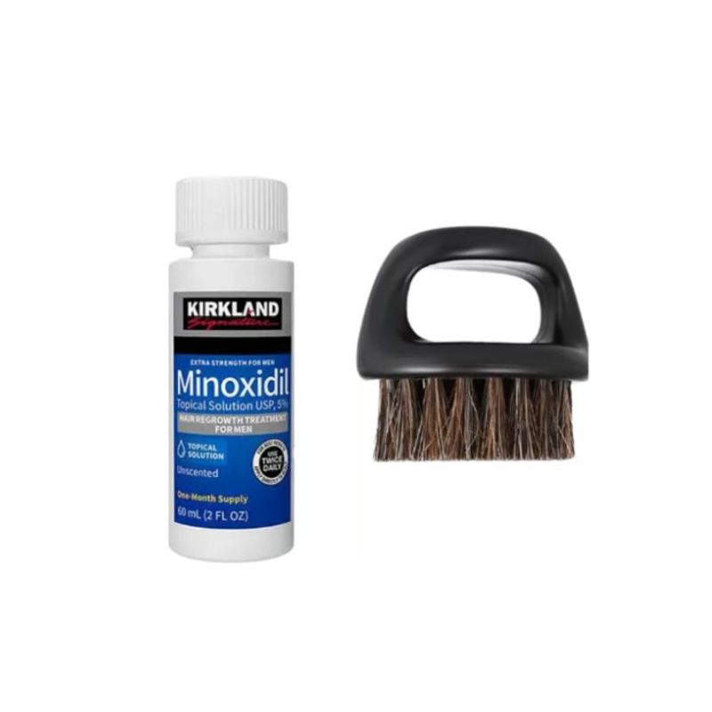 KIRKLAND - MINOXIDIL KIRKLAND TRATAMIENTO 1 MES + CEPILLO REDONDO