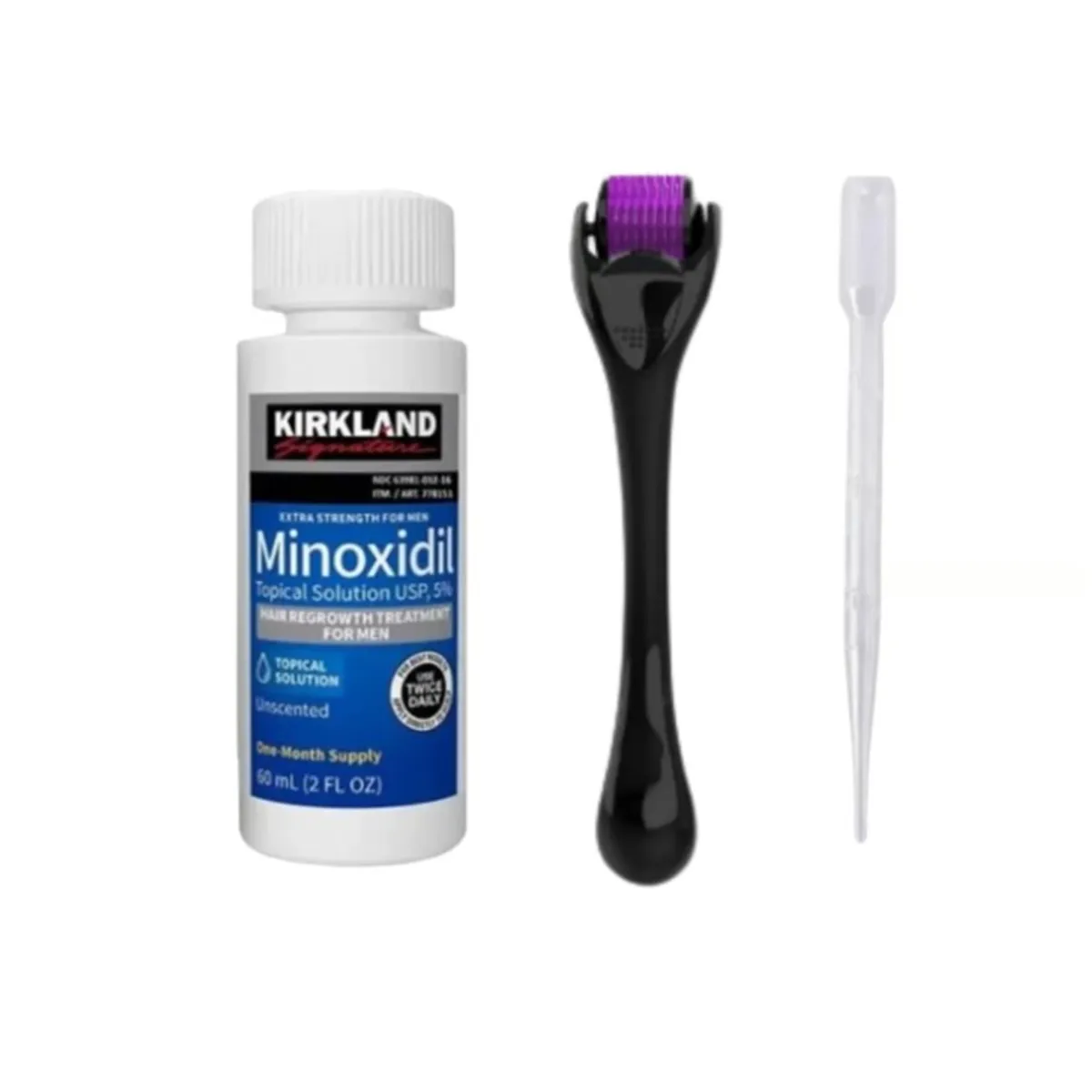 KIRKLAND - MINOXIDIL KIRKLAND TRATAMIENTO 1 MESES + DERMA ROLLER