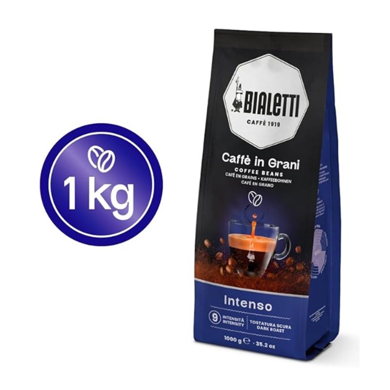 BIALETTI - Café Grano Italiano Bialetti Intenso Dark Roast 1 Kilo