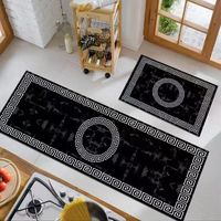 Pack 2 Alfombra De Cocina Antideslizante Piso Entrada De Hogar