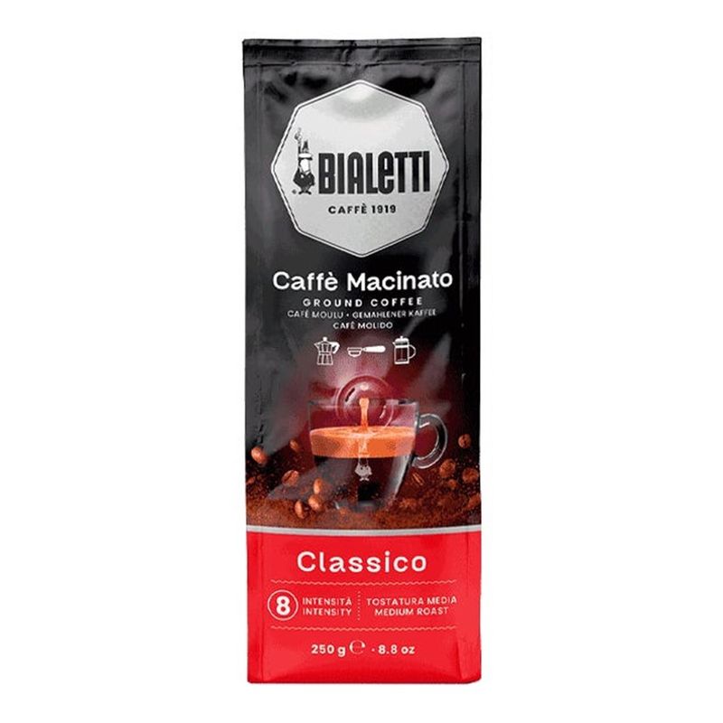 BIALETTI - Café Molido Italiano Bialetti Macinato Classico 250 Gr