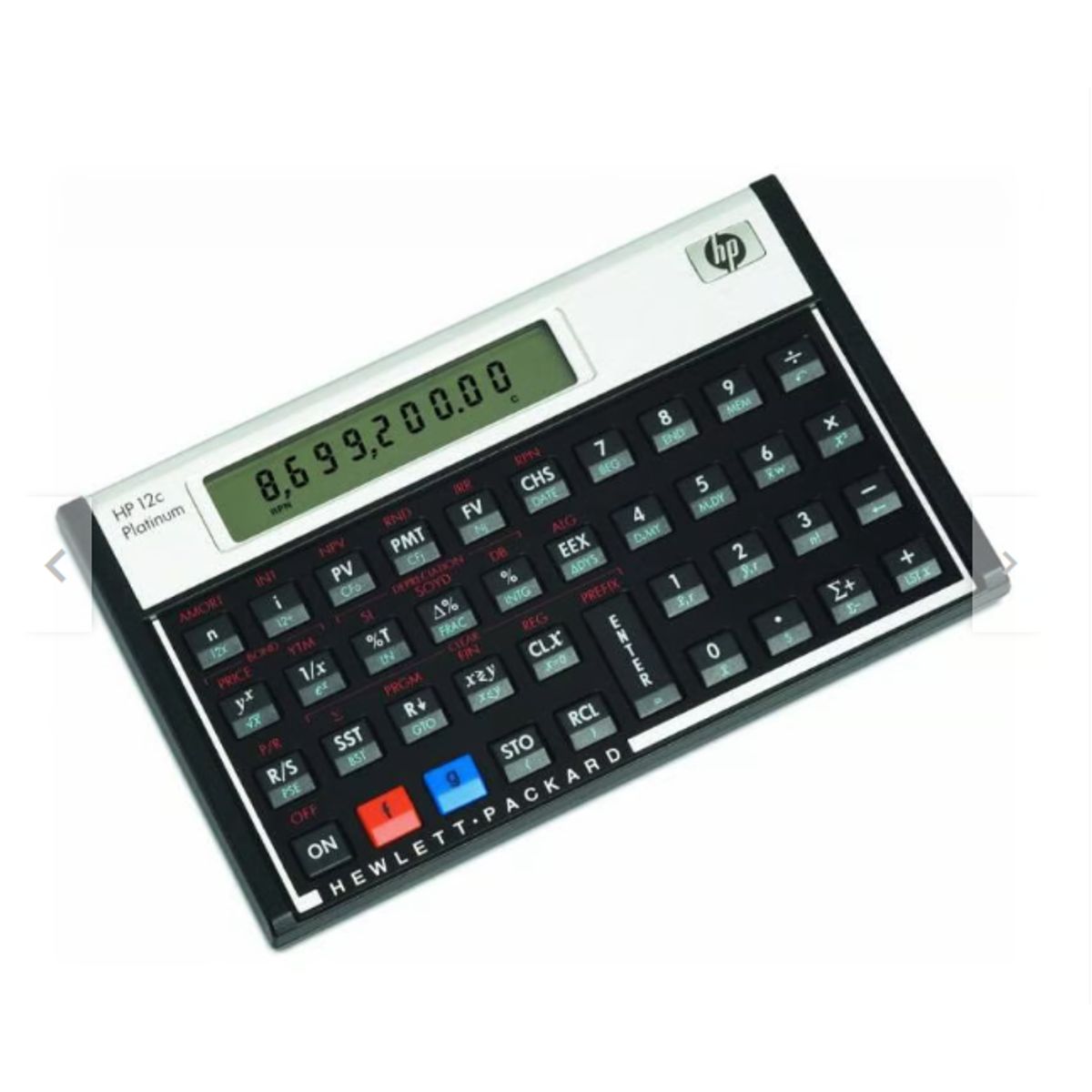 HP - Calculadora Financiera HP 12 C PLATINUM