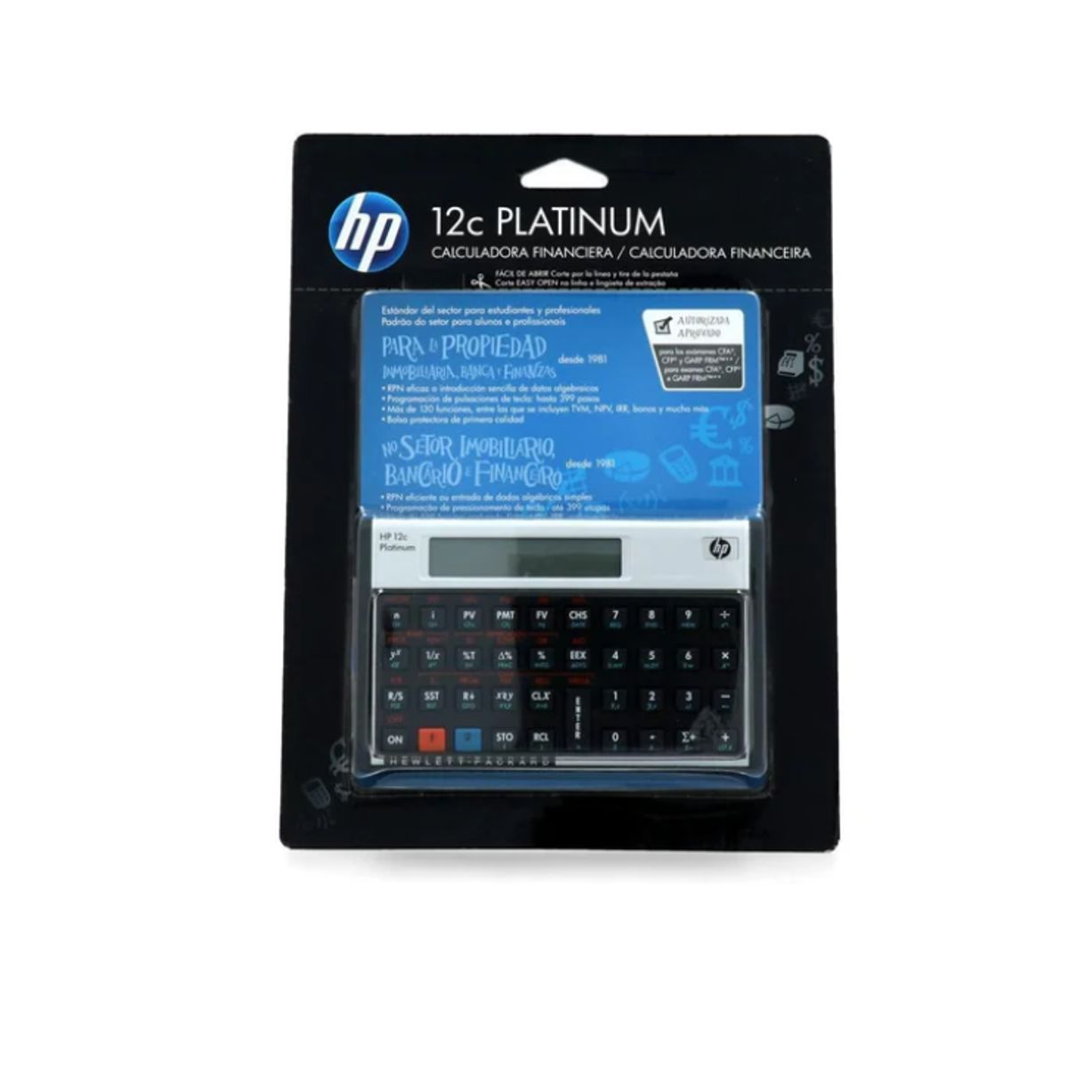 HP - Calculadora Financiera HP 12 C PLATINUM
