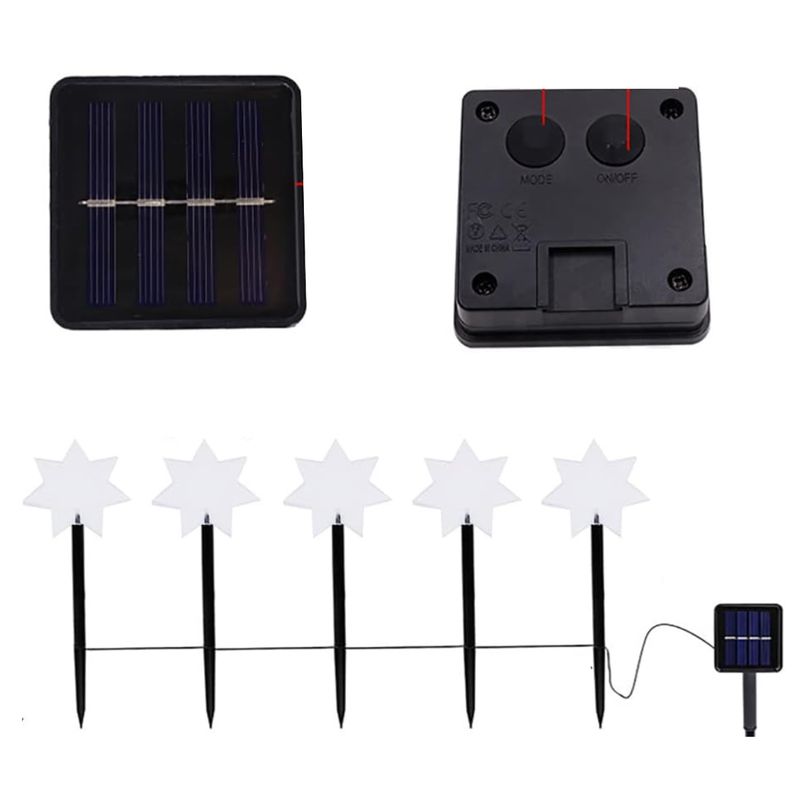 GENERICO - 5 Luces Verticales Estrella Solar