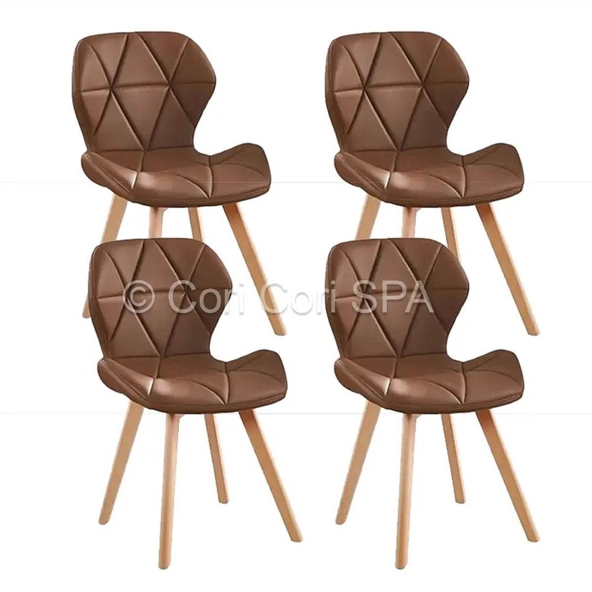 CORI CORI - Pack 4 Silla Mariposa Wood Cafe