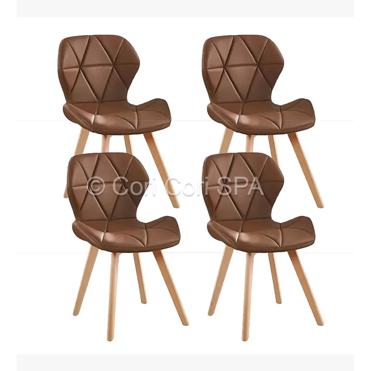 CORI CORI - Pack 4 Silla Mariposa Wood Cafe