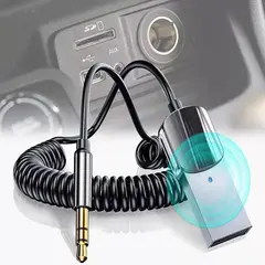 EDWINAYY - Receptor Bluetooth Usb Micrófono Aux 35mm Tv Pc Auto Audio