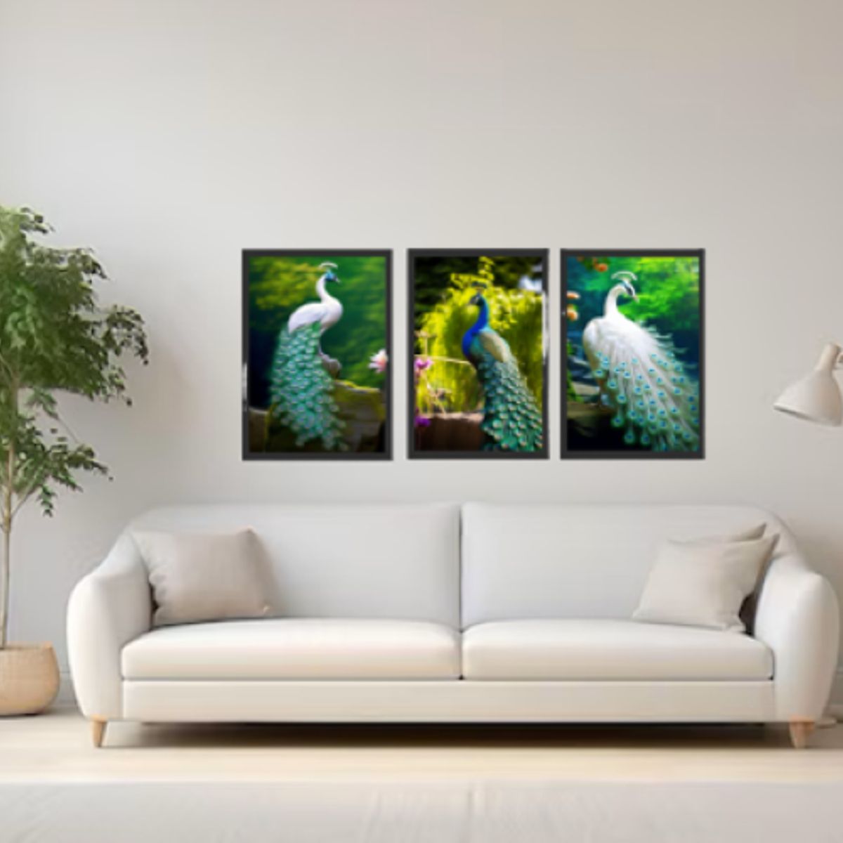 GENERICO - Cuadros decorativos Belleza Natural Pack X 3 Uds   35X50cm C/u