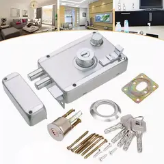 EDWINAYY - Cerradura Sobreponer Chapa Para Puertas Con Llave Seguridad