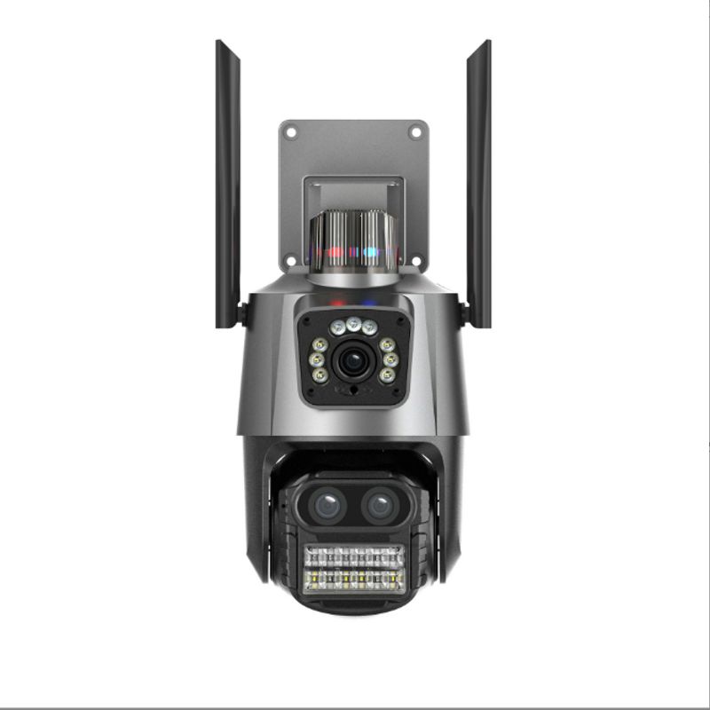 AIZO - AIZO 3 Lentes Cámara Vigilancia 360° para Seguridad Hogar Nocturna y Exterior