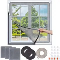 AIZO - Mosquitero Magnético Fibra Vidrio para Ventilación Antimosquitos