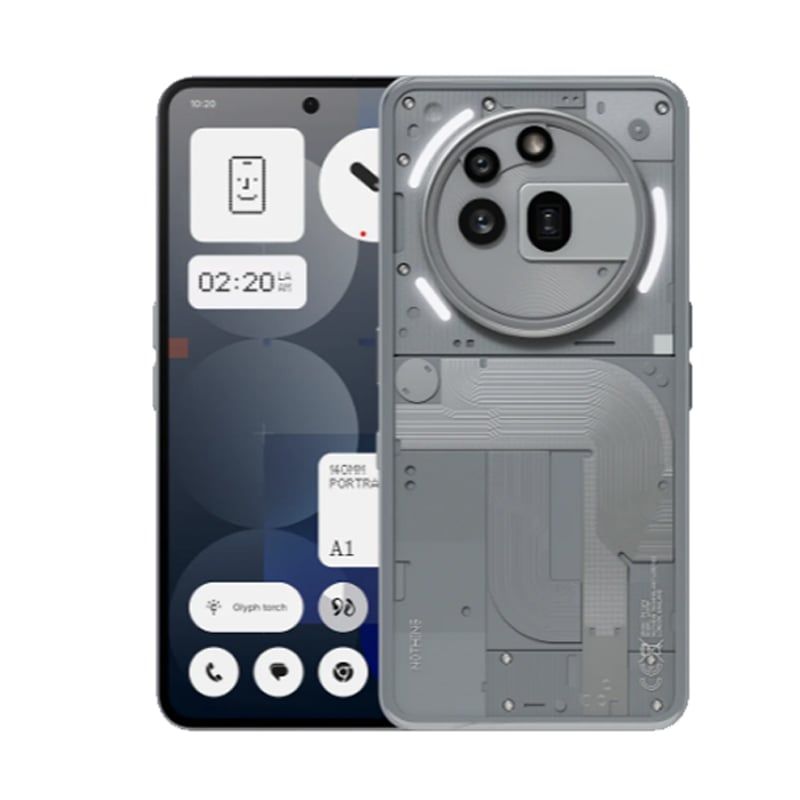 NOTHING - Nothing Phone(3a) Pro 12GB 256GB Gris Dual SIM -  A509P
