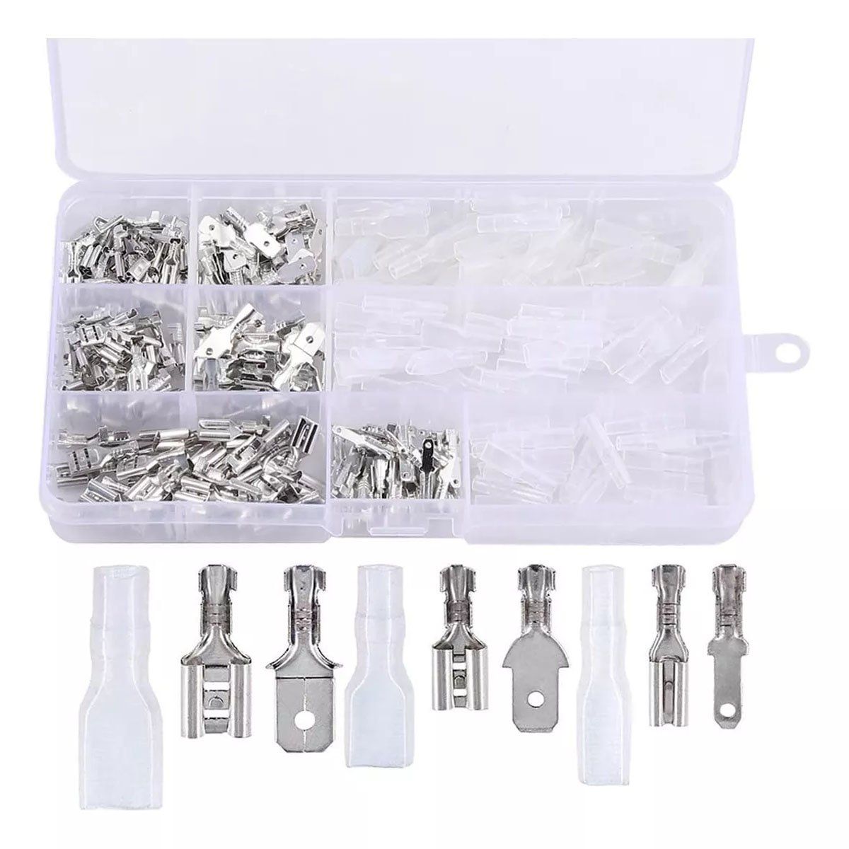 EDWINAYY - Kit Terminales Conectores Eléctricos Aislante Macho Y Hembra