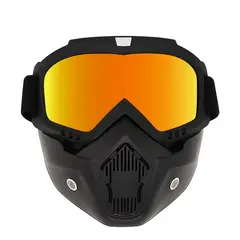 EDWINAYY - Mascara Integrada Con Antiparras Gafas Desmontable Ajuste