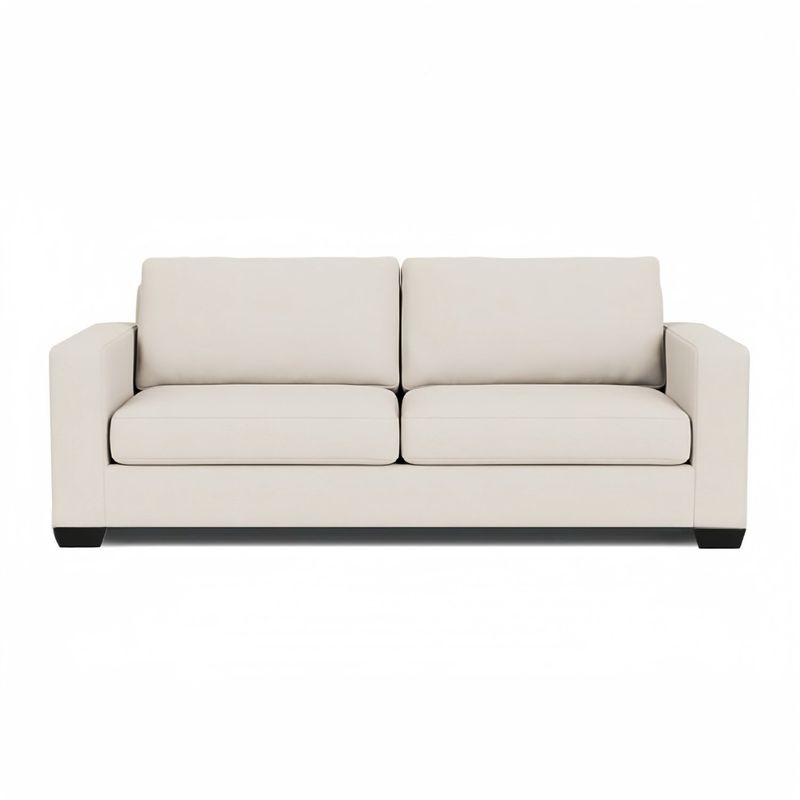 ELEMENT DESIGN - Sofá Frederic 3 Cuerpos Tela Beige 218×84×83 CM Moderno