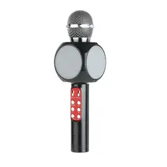 GENERICO - Microfono Inalambrico Karaoke Bocina Bluetooth Fm Radio Led