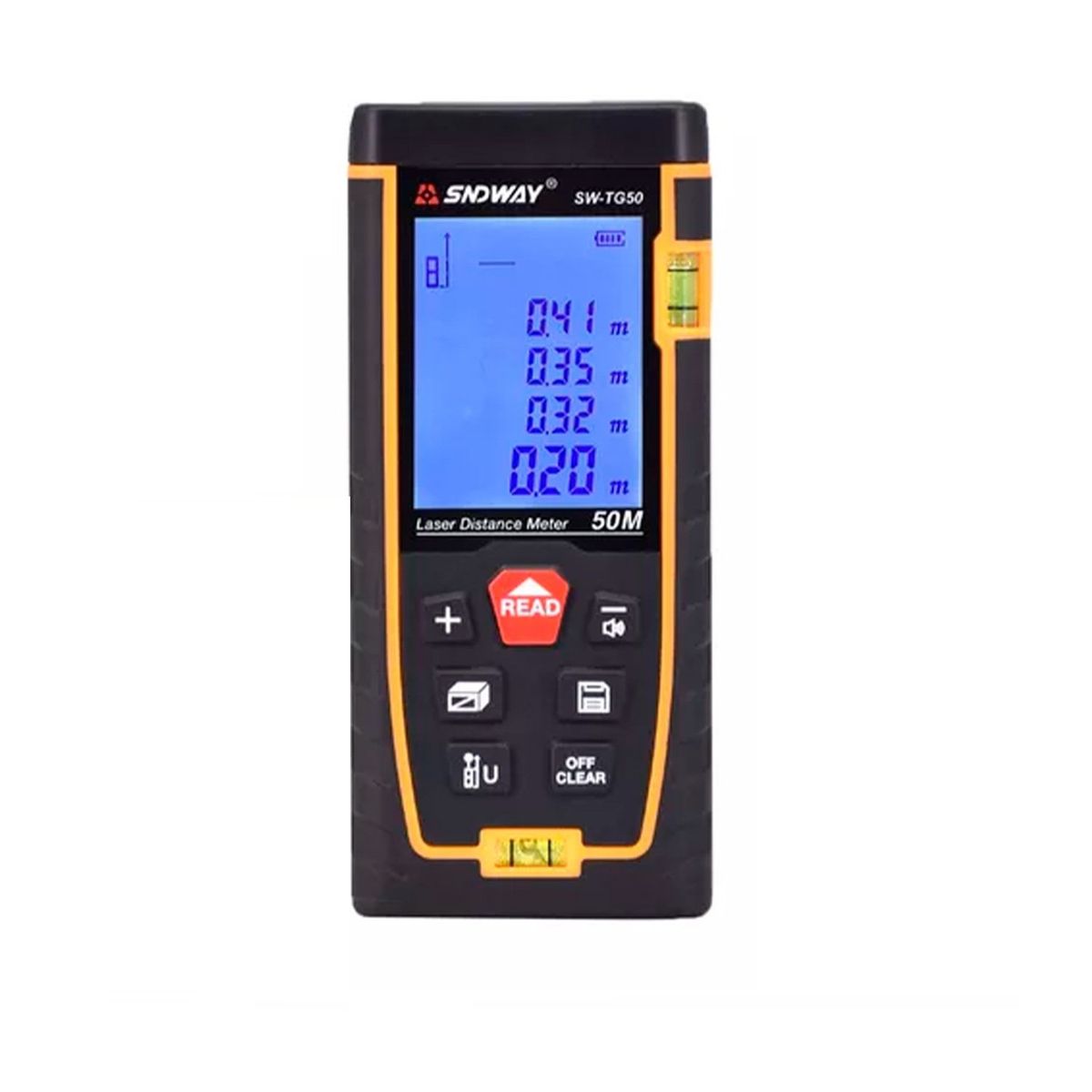 GENERICO - Medidor De Distancia Laser Digital 50 Metros