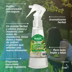 MAGICSHINE - Aromatizante Verbena & Cedrón - 150 ML -