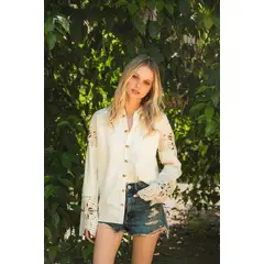 RUPHA - BLUSA CERDEÑA BLANCA
