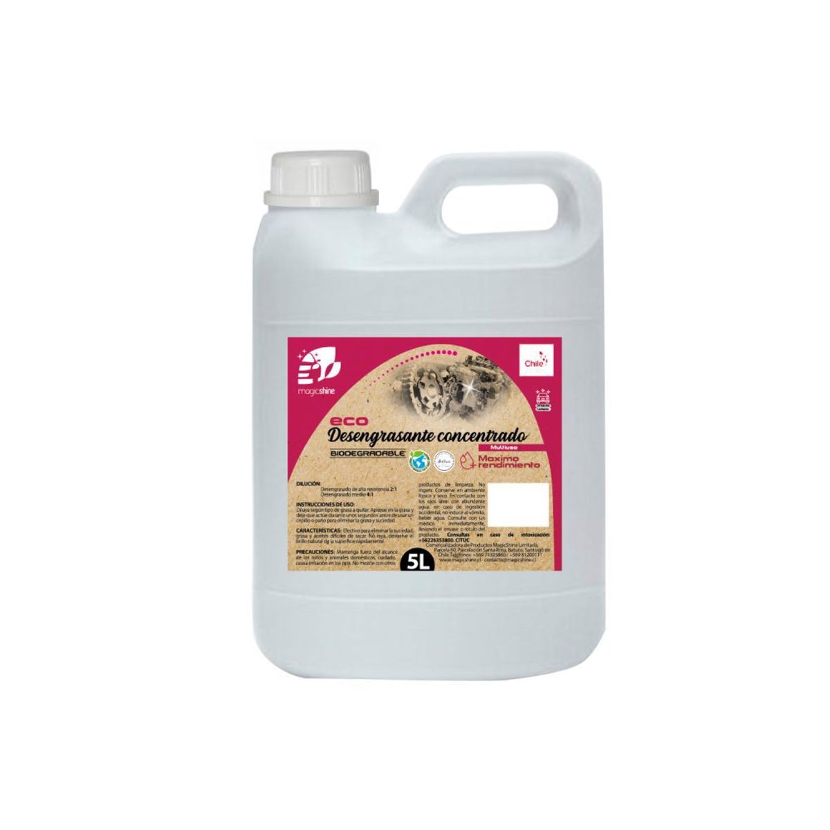 MAGICSHINE - Desengrasante concentrado 5L - MagicShine