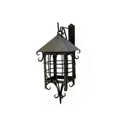 BOSCO - FAROL COLONIAL CON ESCUADRA - Negro