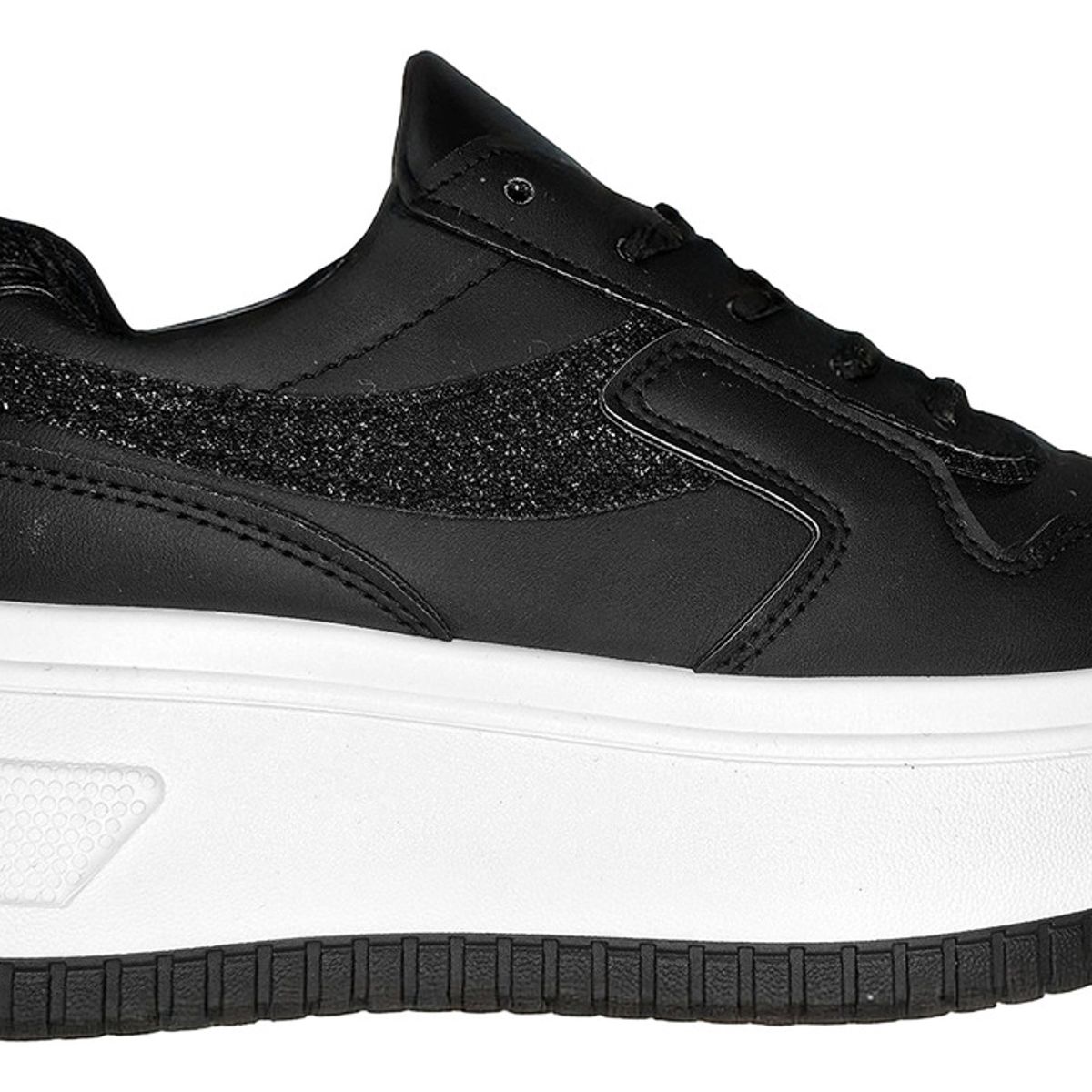 PAND G - Zapatilla Urbana con Plataforma Suave Negras - 7695
