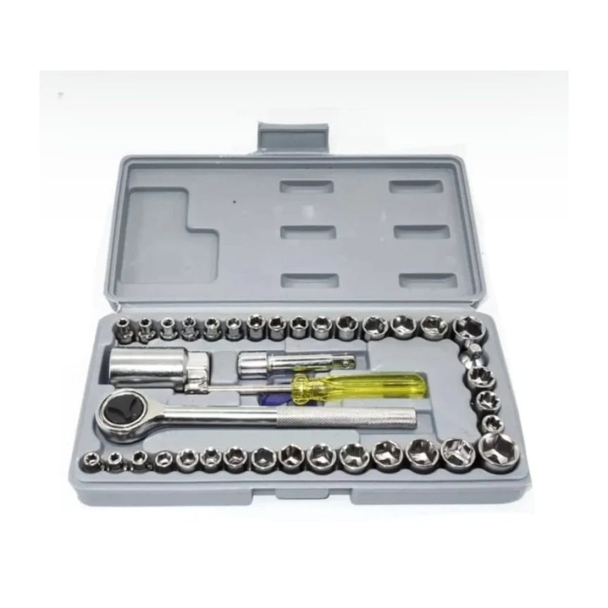 GENERICO - Set de herramientas juego de dados 40 pzas con chicharra