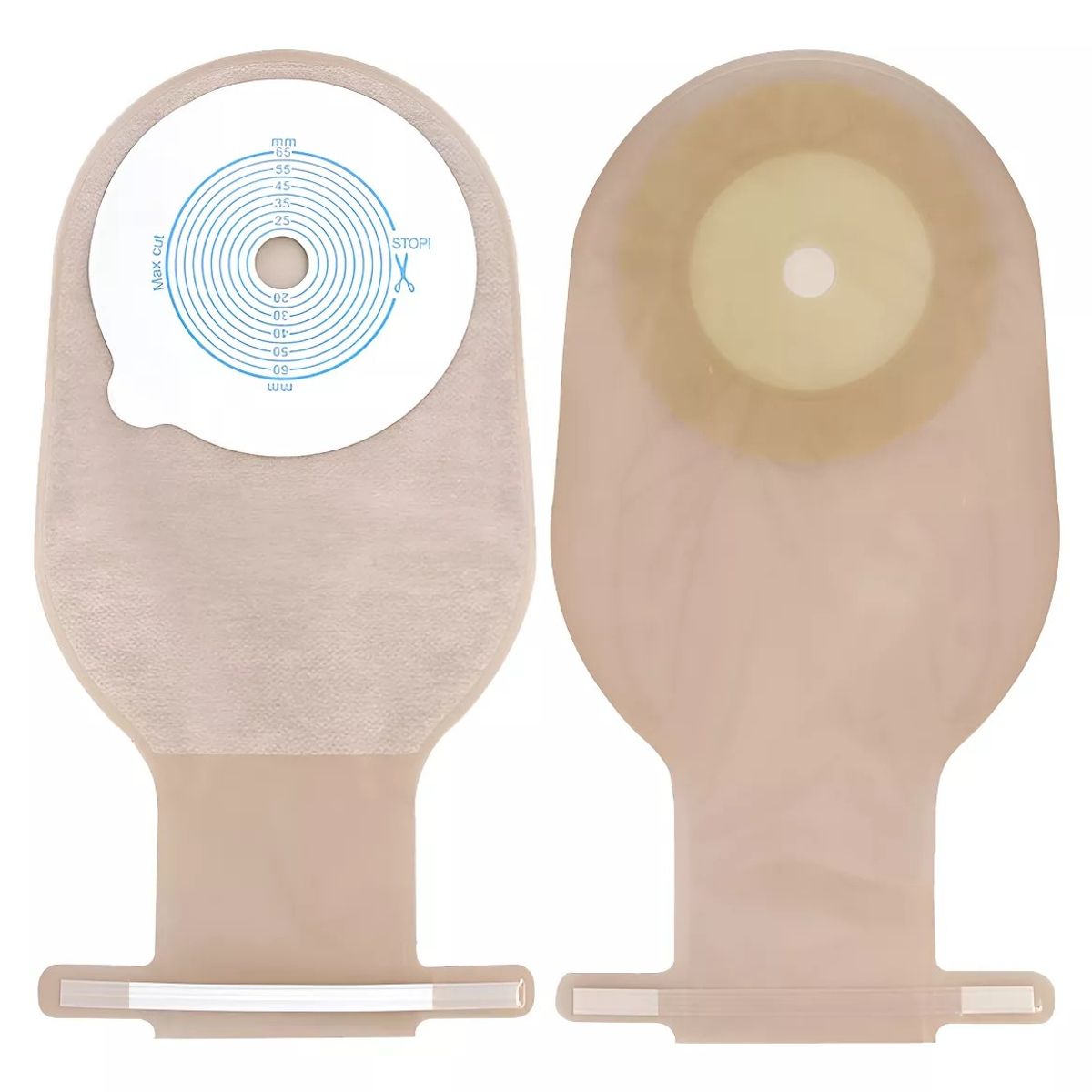 MUNDO MAGIA - 10x Bolsa Colostomía Drenable Con Filtro Anti Olor Y Gases