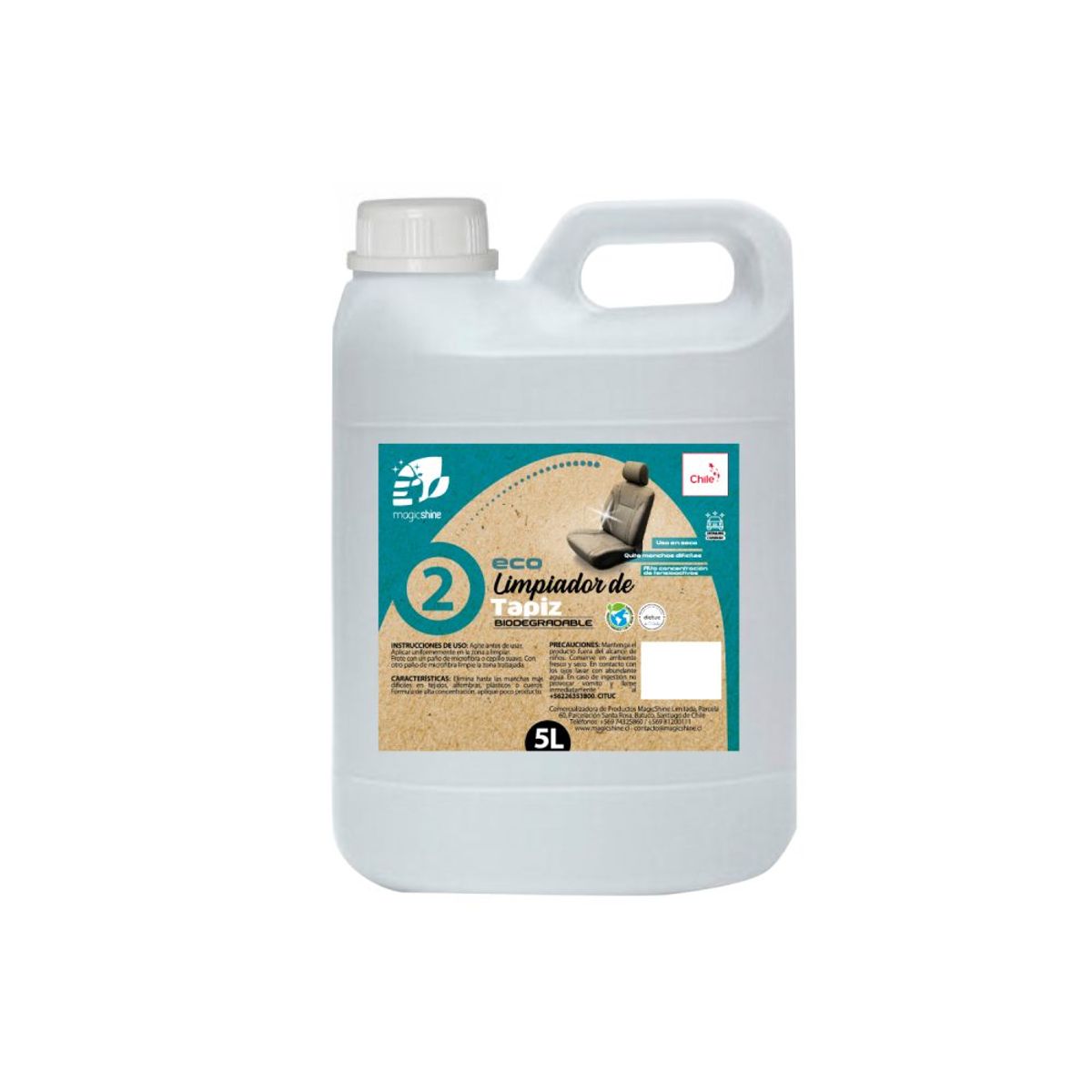 MAGICSHINE - Limpiador de tapiz - 5L - Magicshine