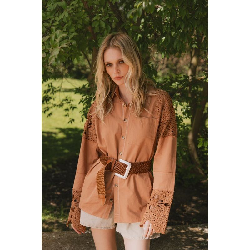 RUPHA - BLUSA CERDEÑA CARAMEL RUPHA