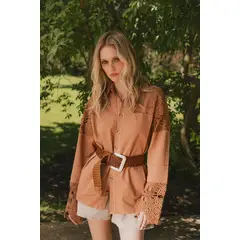 RUPHA - BLUSA CERDEÑA CARAMEL
