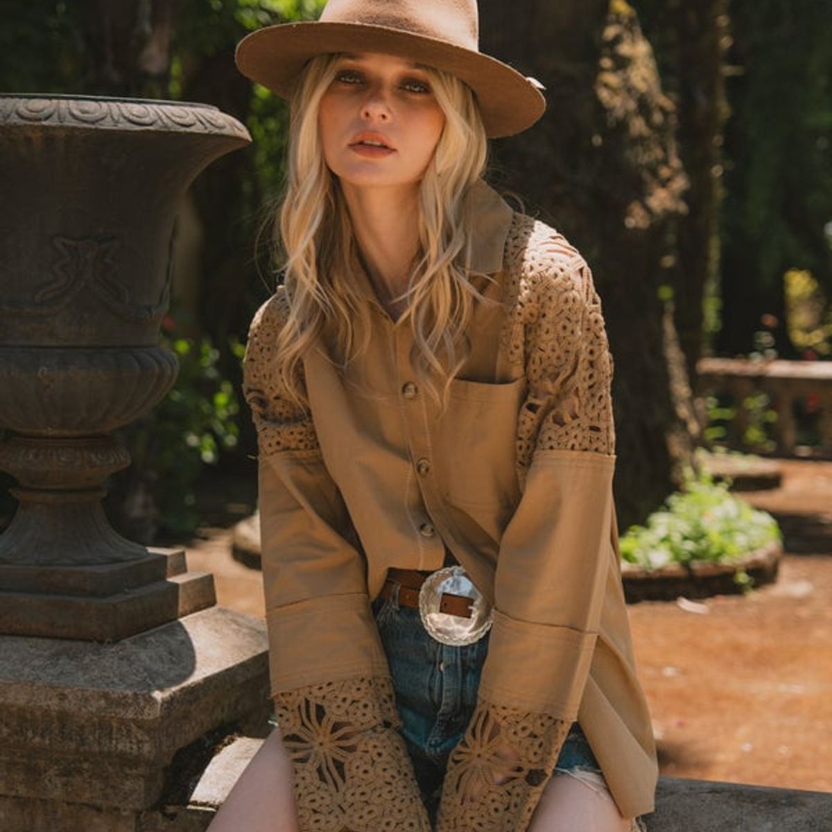 RUPHA - BLUSA CERDEÑA CAFÉ RUPHA