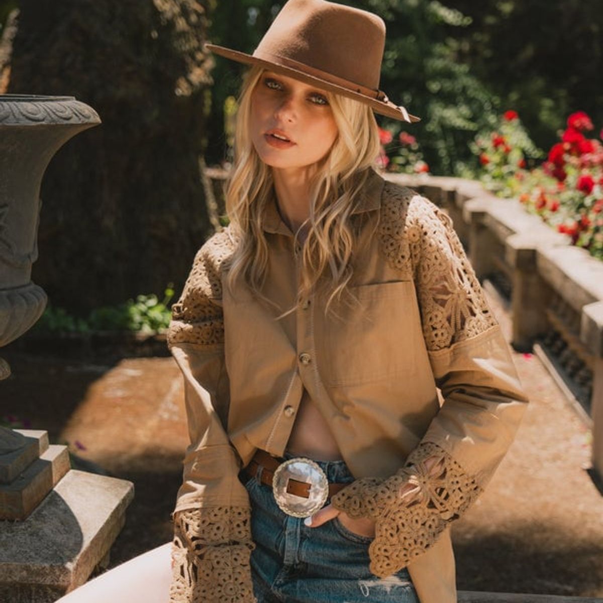 RUPHA - BLUSA CERDEÑA CAFÉ RUPHA