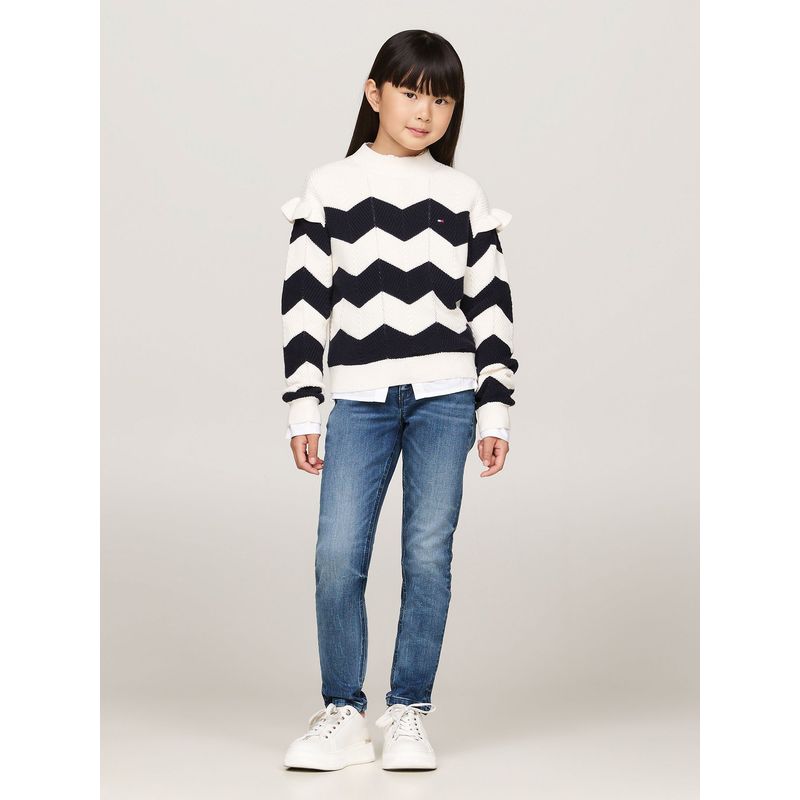 TOMMY HILFIGER - Jeans Nora Con Logo Azul Tommy Hilfiger