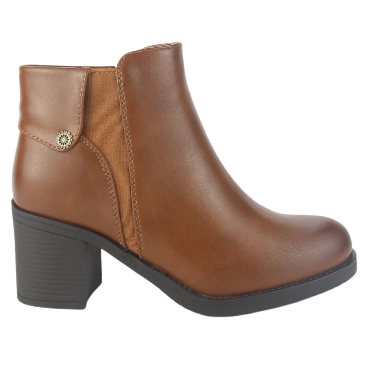 CHALADA - Botin Mujer Tostado Casual Chalada Prata-3