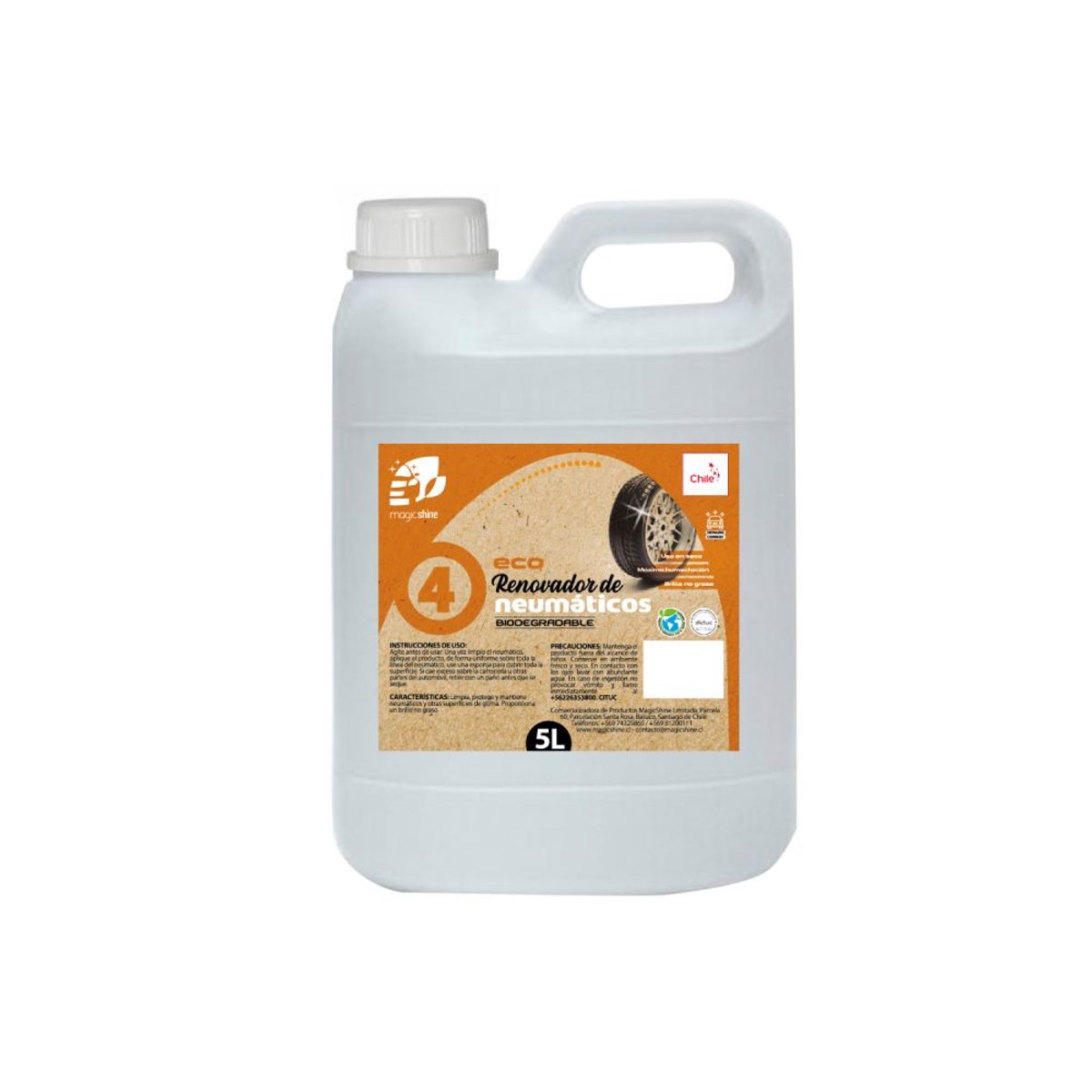 MAGICSHINE - Renovador de Neumáticos - 5L - Magicshine