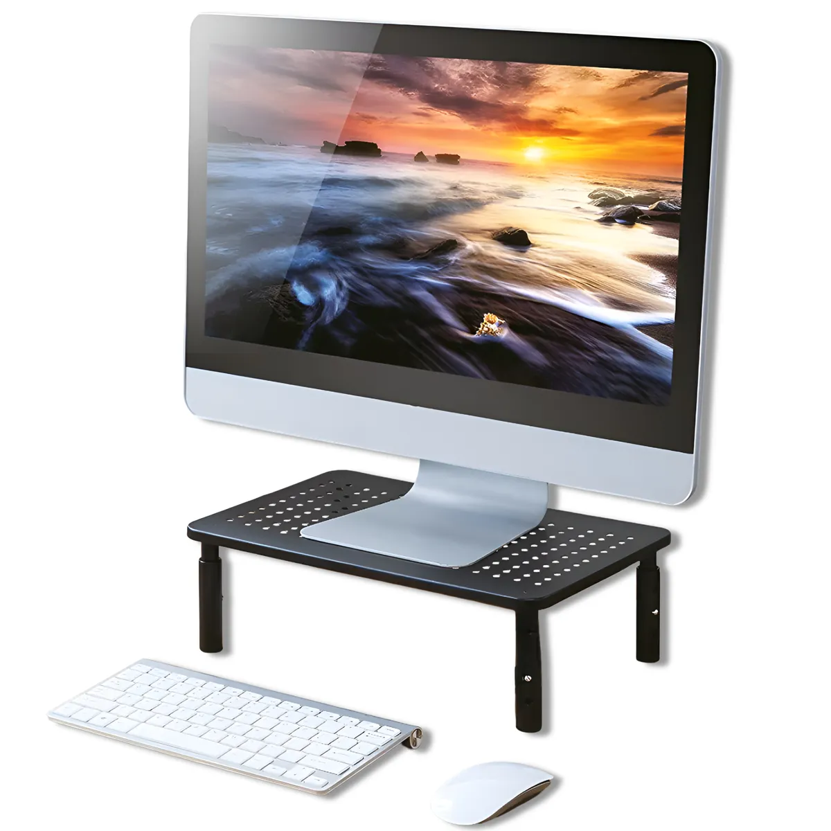 UTEK - Base para soporte de Monitor Ajustable Strong Aluminum