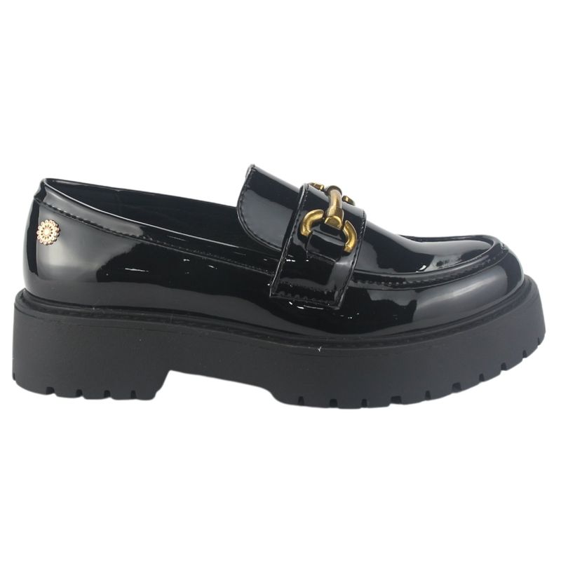 CHALADA - Mocasin Mujer Negro Casual Chalada Lenin-4