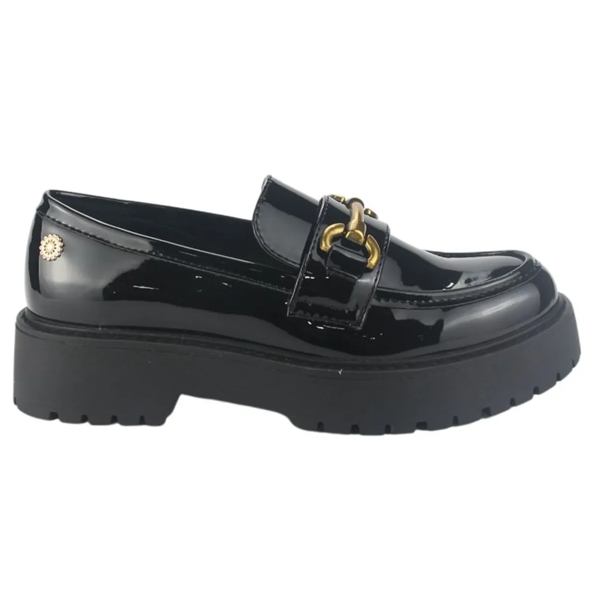 CHALADA - Mocasin Mujer Negro Casual Chalada Lenin-4