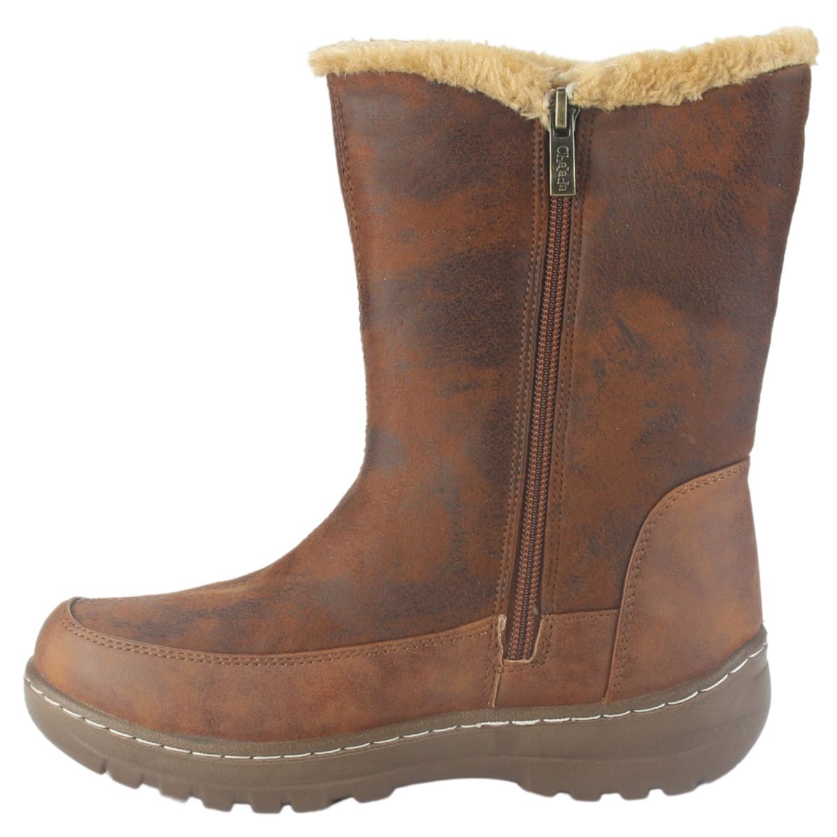 CHALADA - Botin Mujer Camel Casual Chalada Qual-8