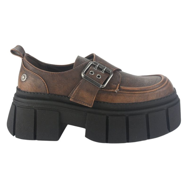 CHALADA - Mocasin Mujer Negro Casual Chalada Bresh-1